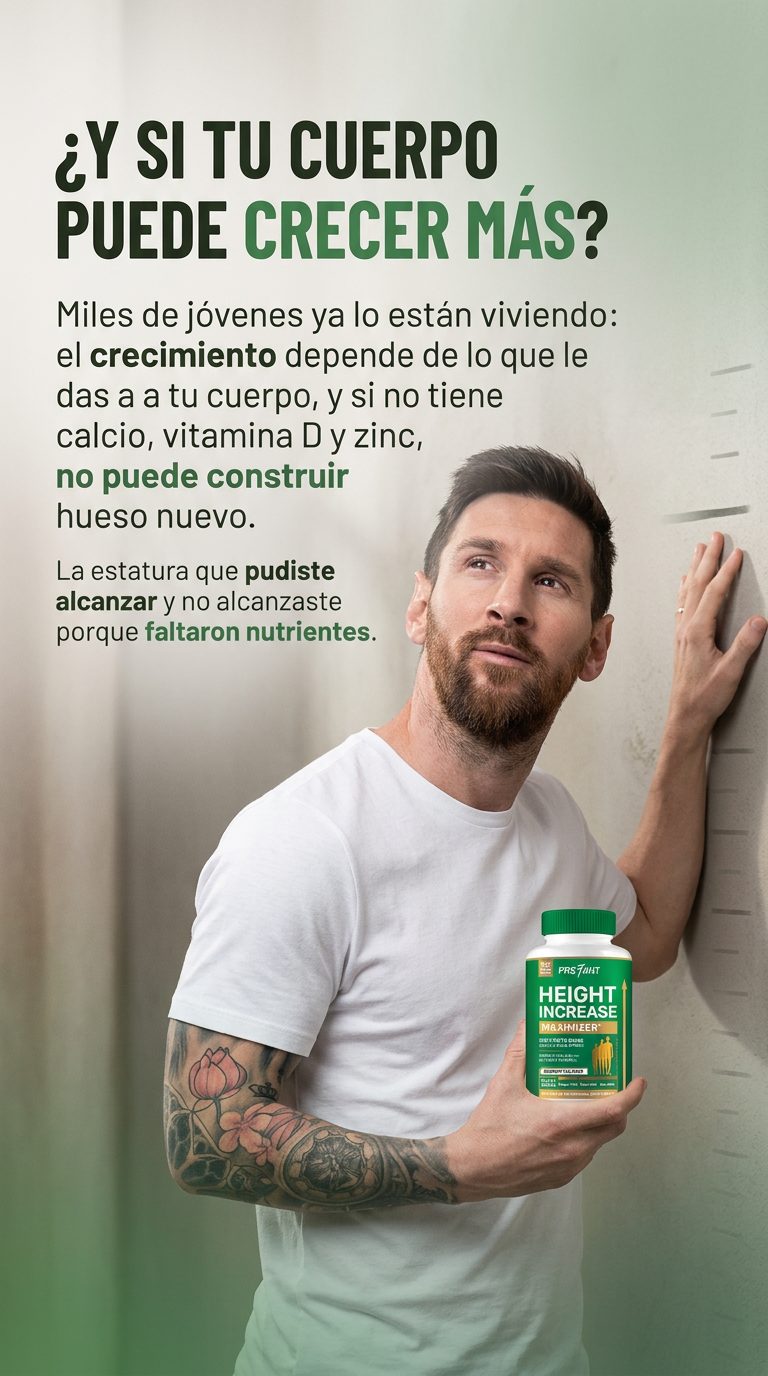Height Increase by LIONEL MESSI